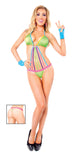 Neon G-string Romper