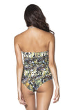 Agua Bendita "Dancing Snakes" Strapless One-Piece
