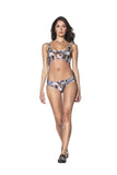 Agua Bendita "Midnight Forest" One-Piece with Cutout Stomach
