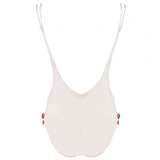 Vannina Vesperini Saint-Tropez Laceup Bodysuit