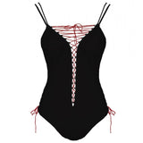 Vannina Vesperini Saint-Tropez Laceup Bodysuit