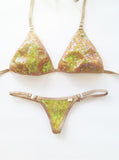 Tayla Moore "Teeny Meeny" Sequin G-String Bikini Set - Multiple Color Options