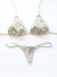 Tayla Moore "Teeny Meeny" Sequin G-String Bikini Set - Multiple Color Options