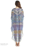 Gypsy05 Jaipur Printed Silk Mid Length Caftan