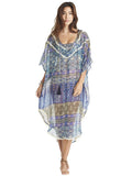 Gypsy05 Jaipur Printed Silk Mid Length Caftan