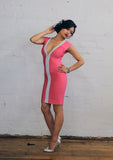 Swinger Bandage/Bodycon Dress - Pink